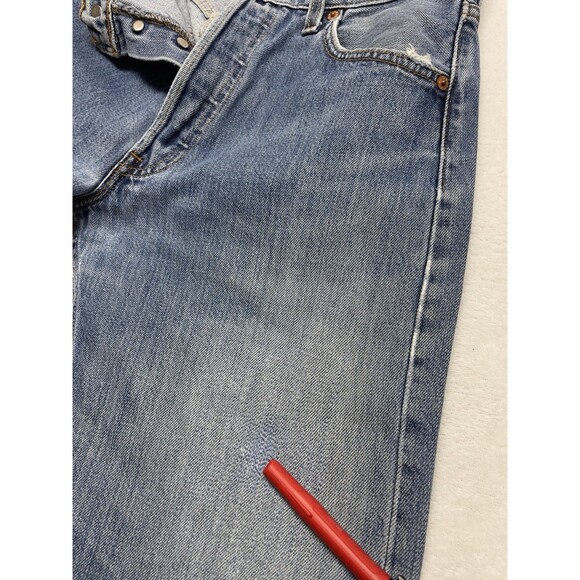 Vintage Levi's 501 Men's W30 L32 Classic Buttonfly Straight Leg Jeans Made '98 - Picture 10 of 12